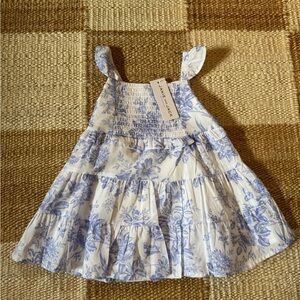 Blue Floral Child’s Dress